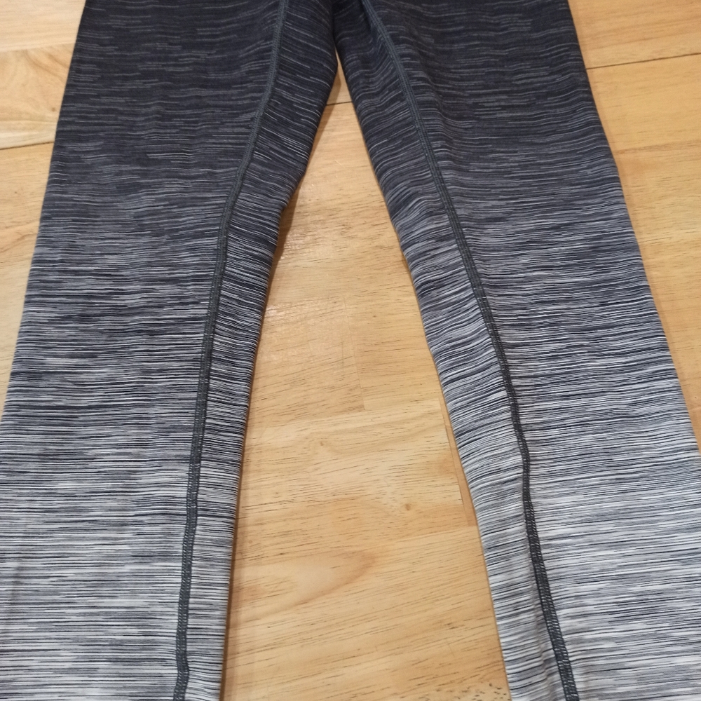 Lululemon Leggings Womens 4 Black Gray Wunder Under Ombre Melange 32" Hi Rise - Picture 6 of 15